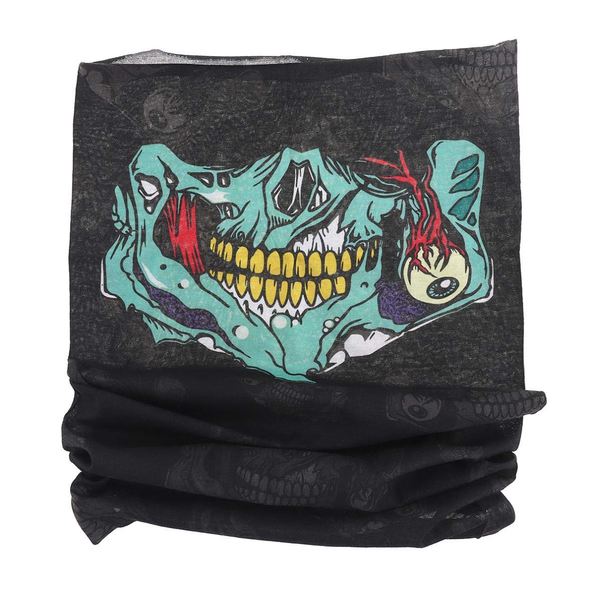 Chrism multifunction headwear adapts to scarf, beanie, neck gaiter during workouts.