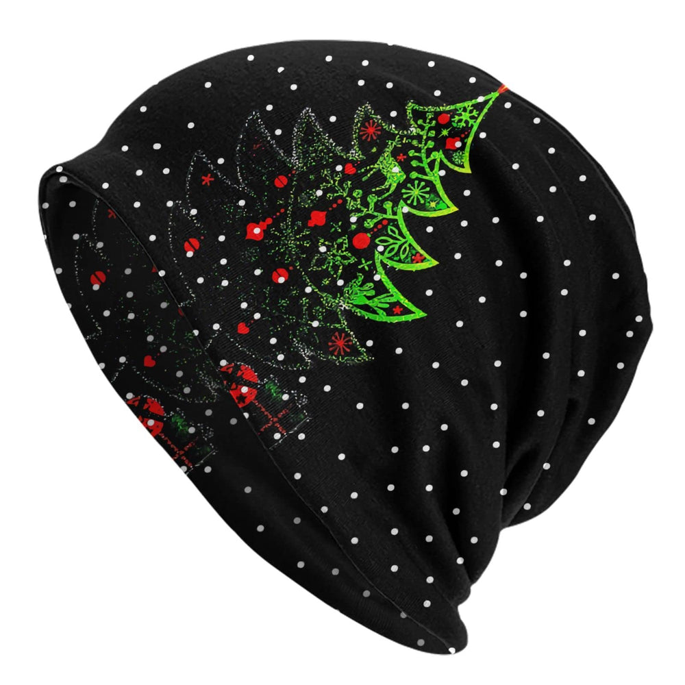 Christmas Tree Beanie Chemo Hat - front view