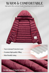 Chrisuno lightweight warm winter coat ideal for city commutes and outdoor activities.