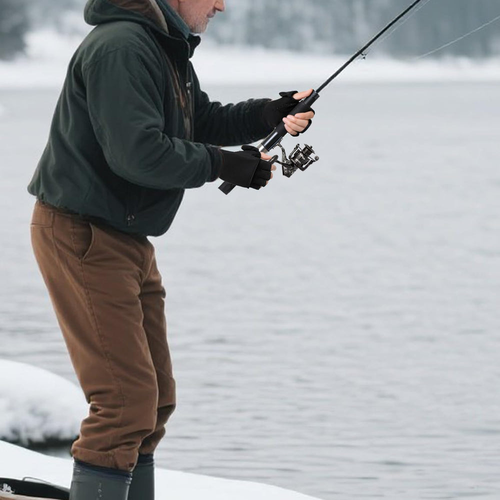 Outdoor use: gloves for fishing, kayaking, hunting and photography