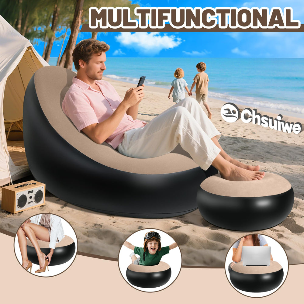 Chsuiwe portable storage-friendly chair folds compactly for easy car trunk packing