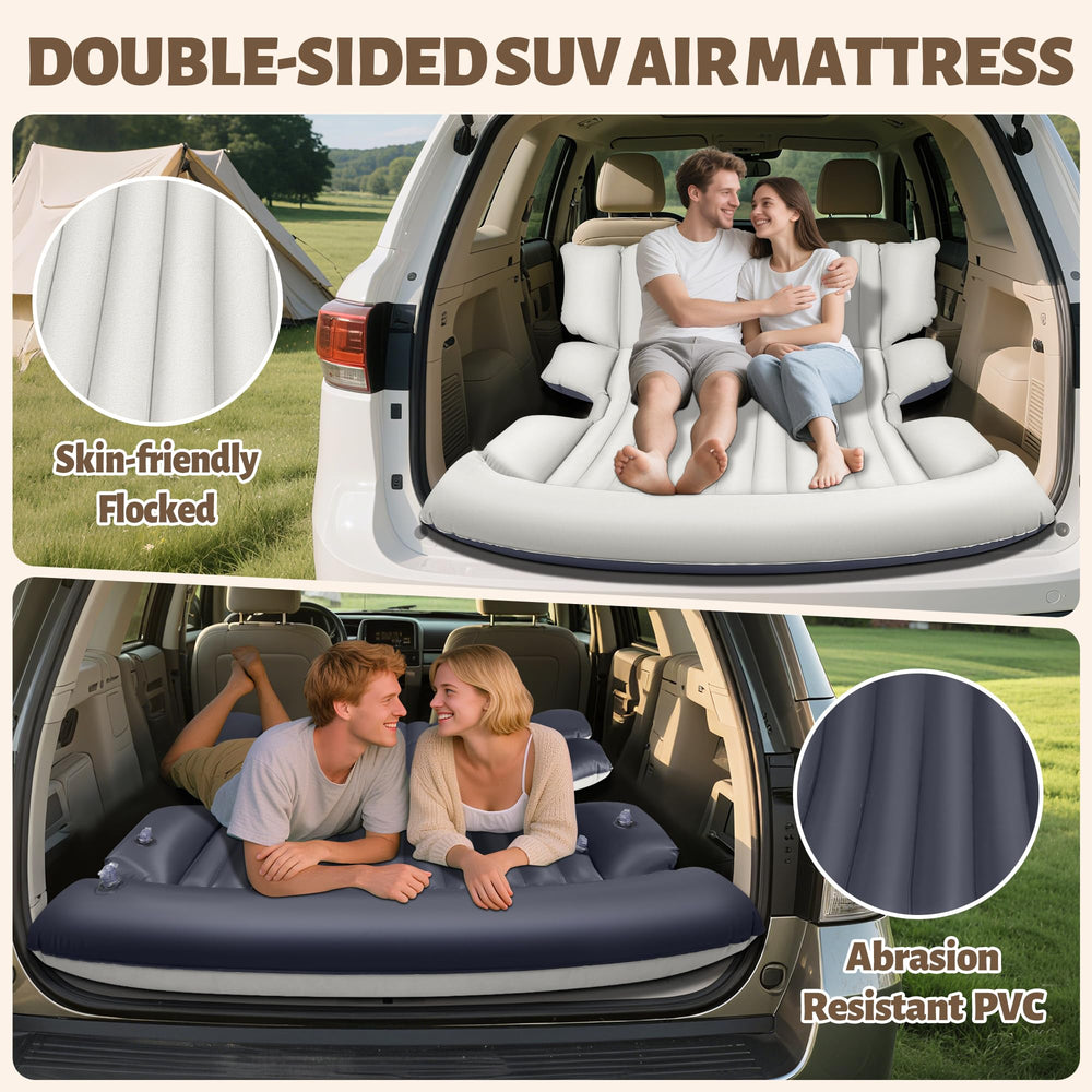 Chsuiwe SUV air mattress folded storage shows compact carry bag for easy packing.