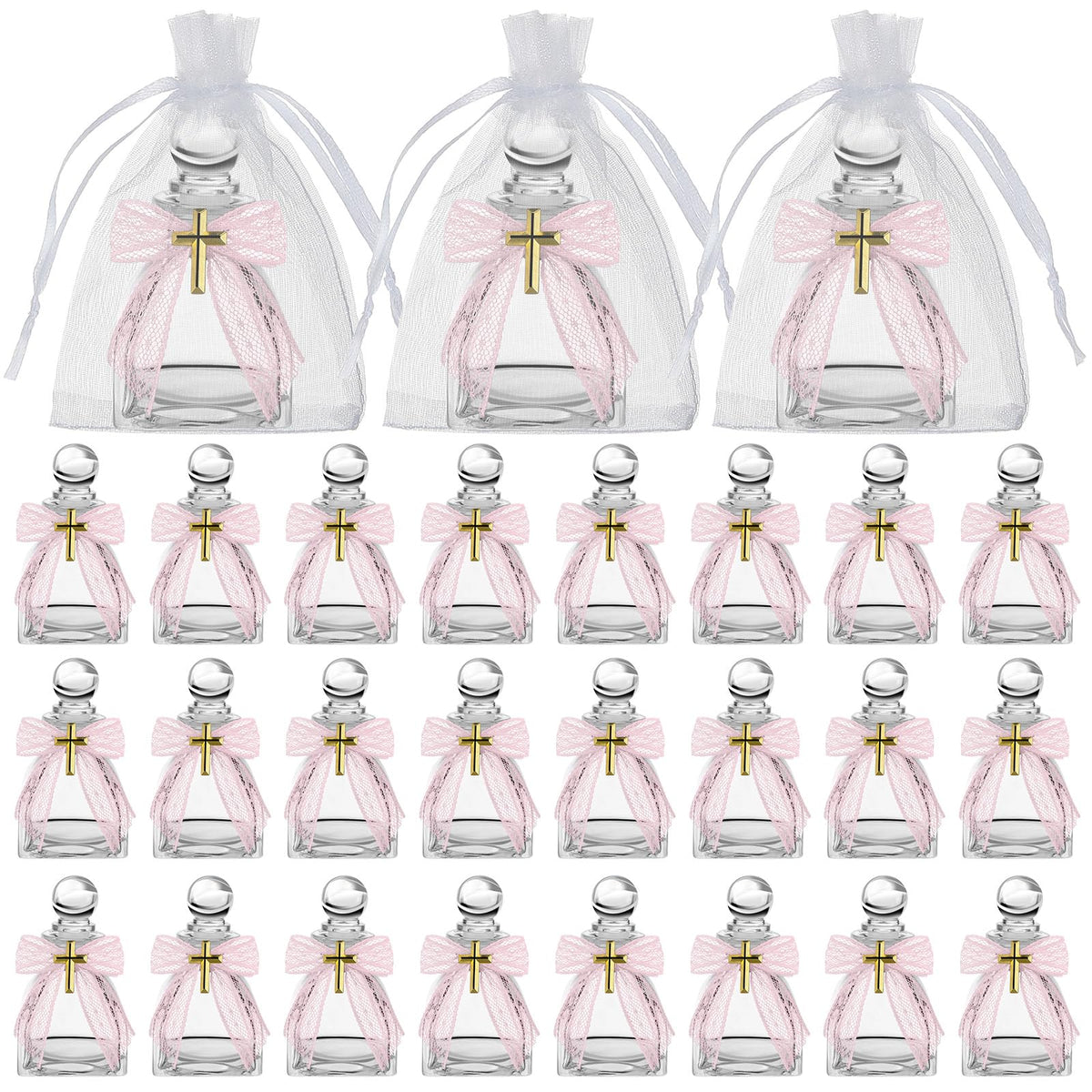 Chuangdi 24-set holy water bottles for elegant communion gifts and church celebrations