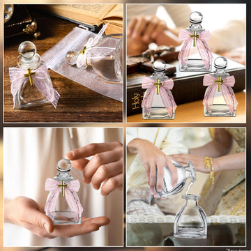 Chuangdi clear glass bottle with smooth mouth and non-slip base