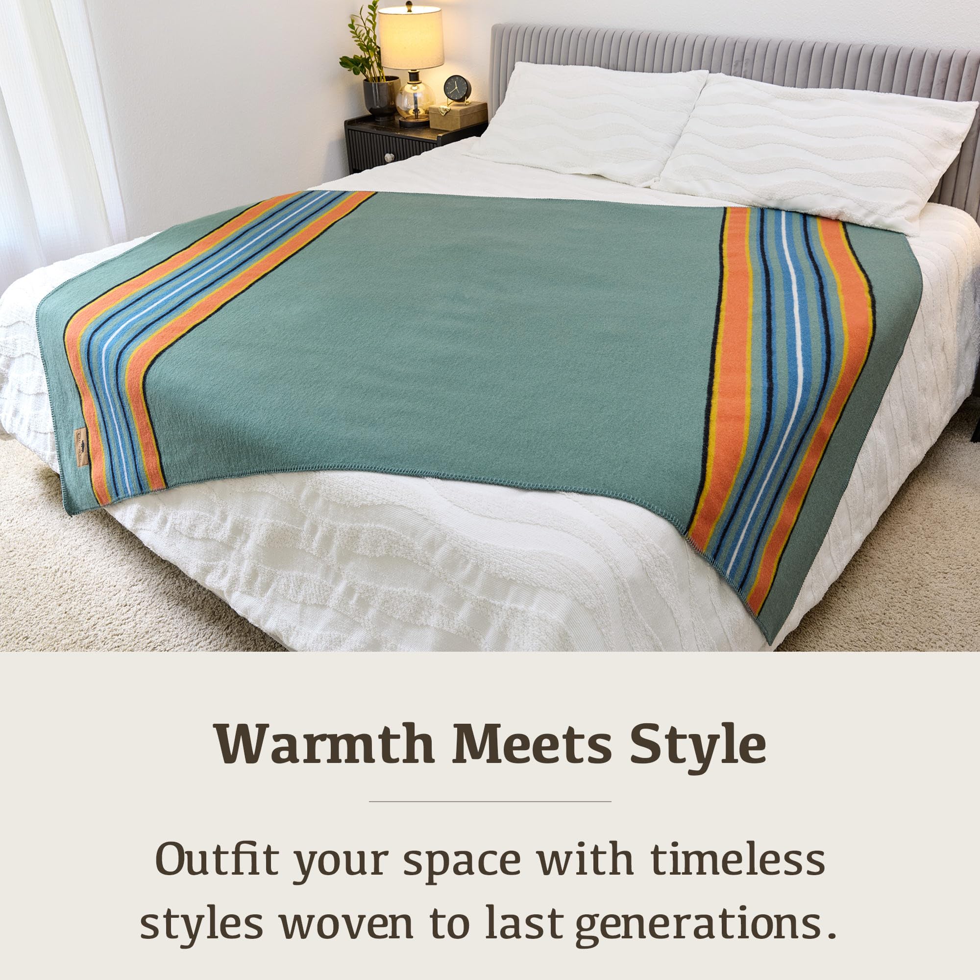Chubbuck Authentic washable wool blanket care guidance for easy maintenance.