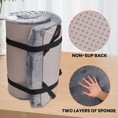 Chunlei memory-foam sleeping pad waterproof sleeve protects foam from dew.