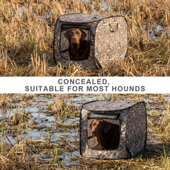 Chunm dog blind features quick pop-up setup for fast shelter.