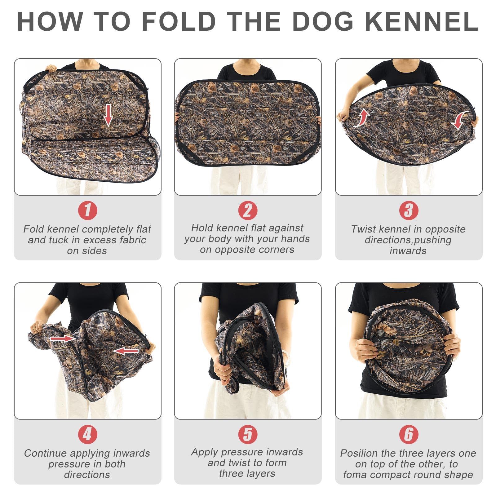 Chunm dog blind offers roomy interior for dogs of various sizes.