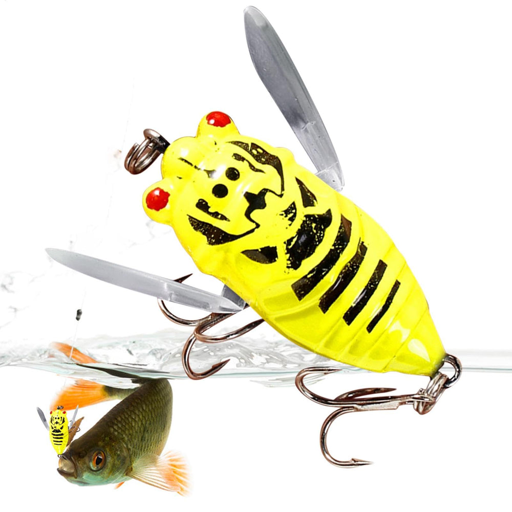 Cicada Fishing Catcher reusable swim bait for repeated outings.