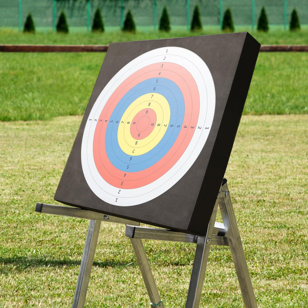 Cifupy 20inch archery target EVA closeup showcases cushioning and arrow-blocking resilience.