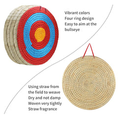 Cifupy archery target lanyard hanging-use image shows easy outdoor setup.
