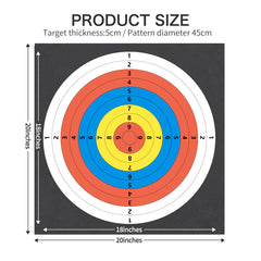 Cifupy archery target packaging side view highlights lightweight design for easy carrying anywhere.