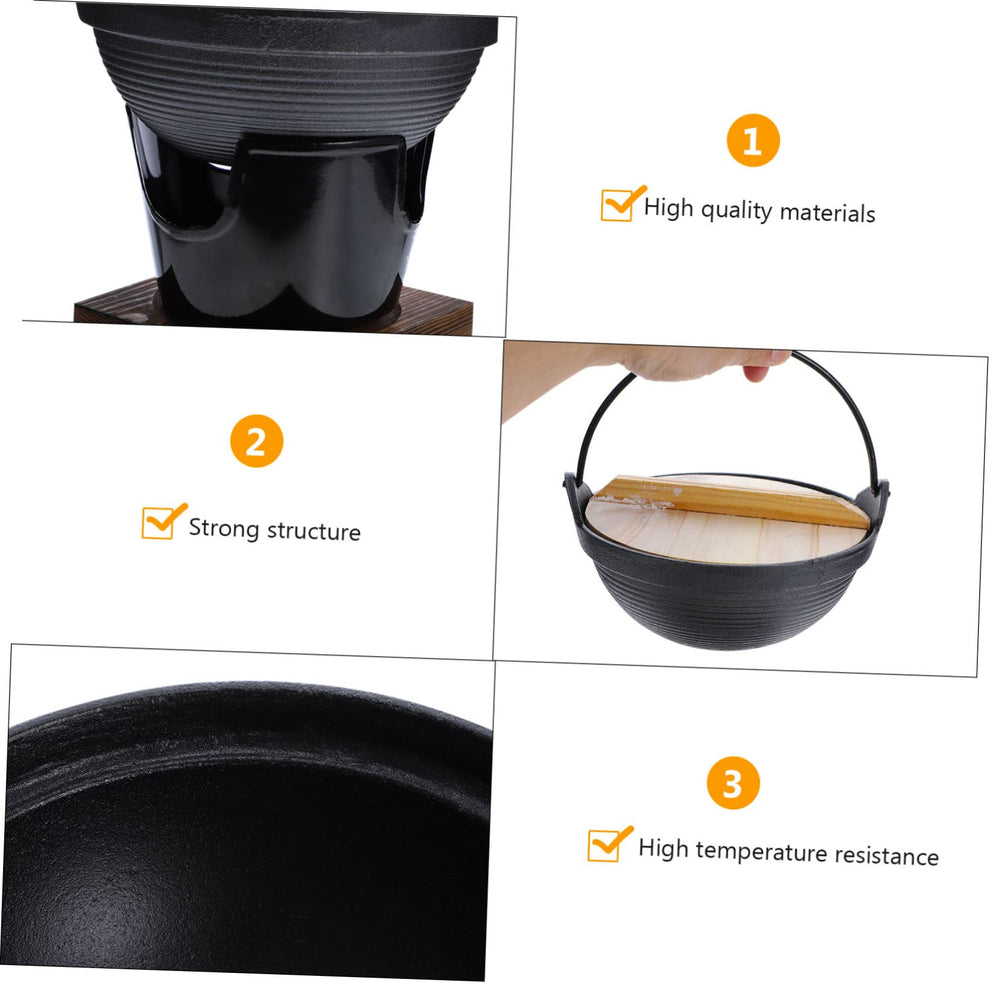 Ciieeo easy-clean surface helps cleanup after meals on outdoor adventures.