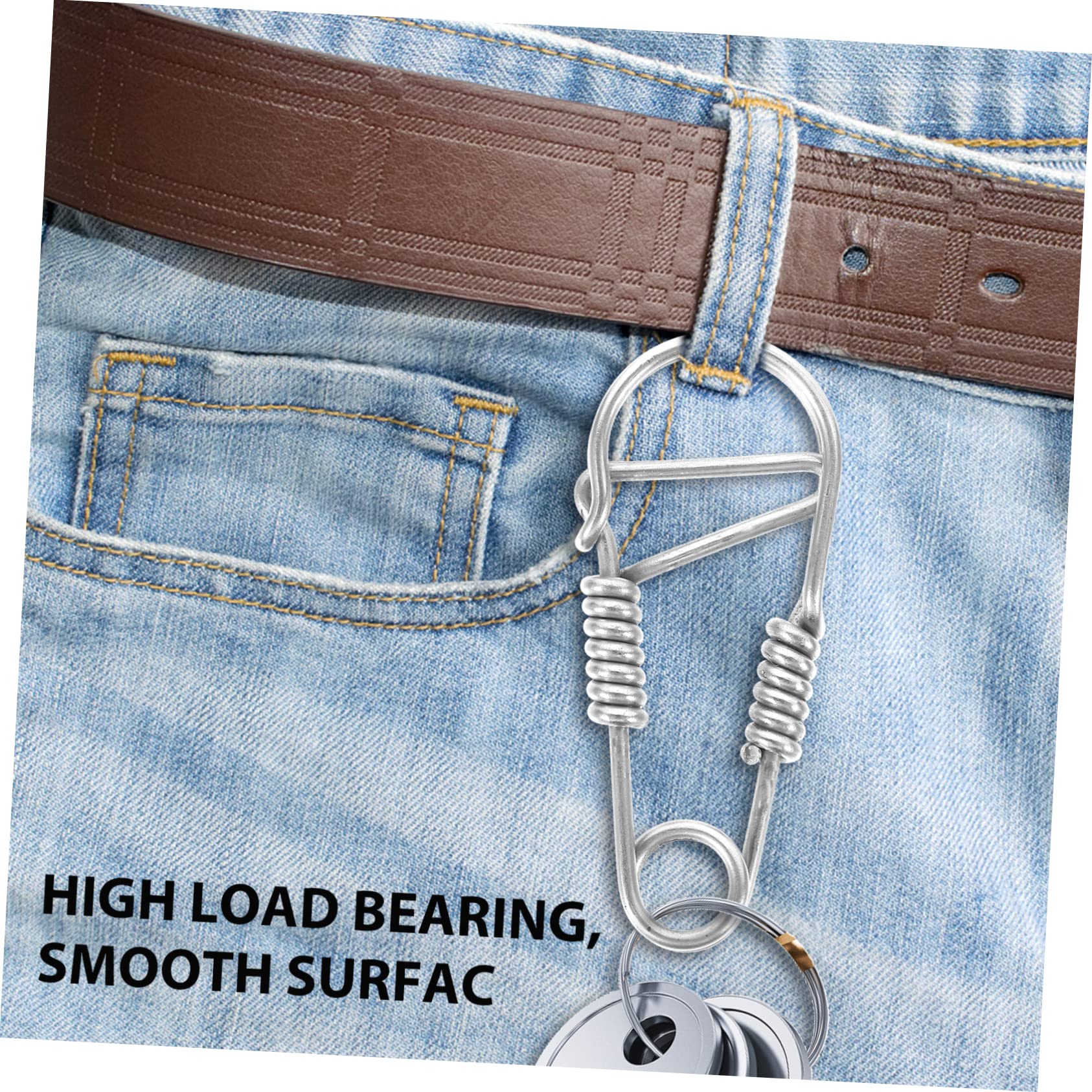 CIMAXIC compact keychain design fits pockets and bags easily.