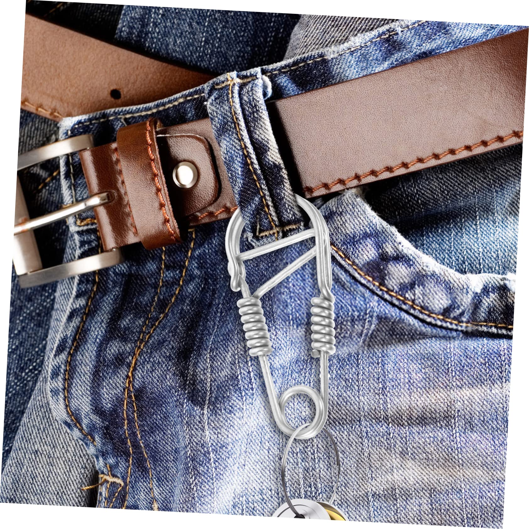 CIMAXIC durable stainless steel keychain offers long-lasting use.