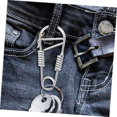 CIMAXIC small carabiner keychain for easy key organization.