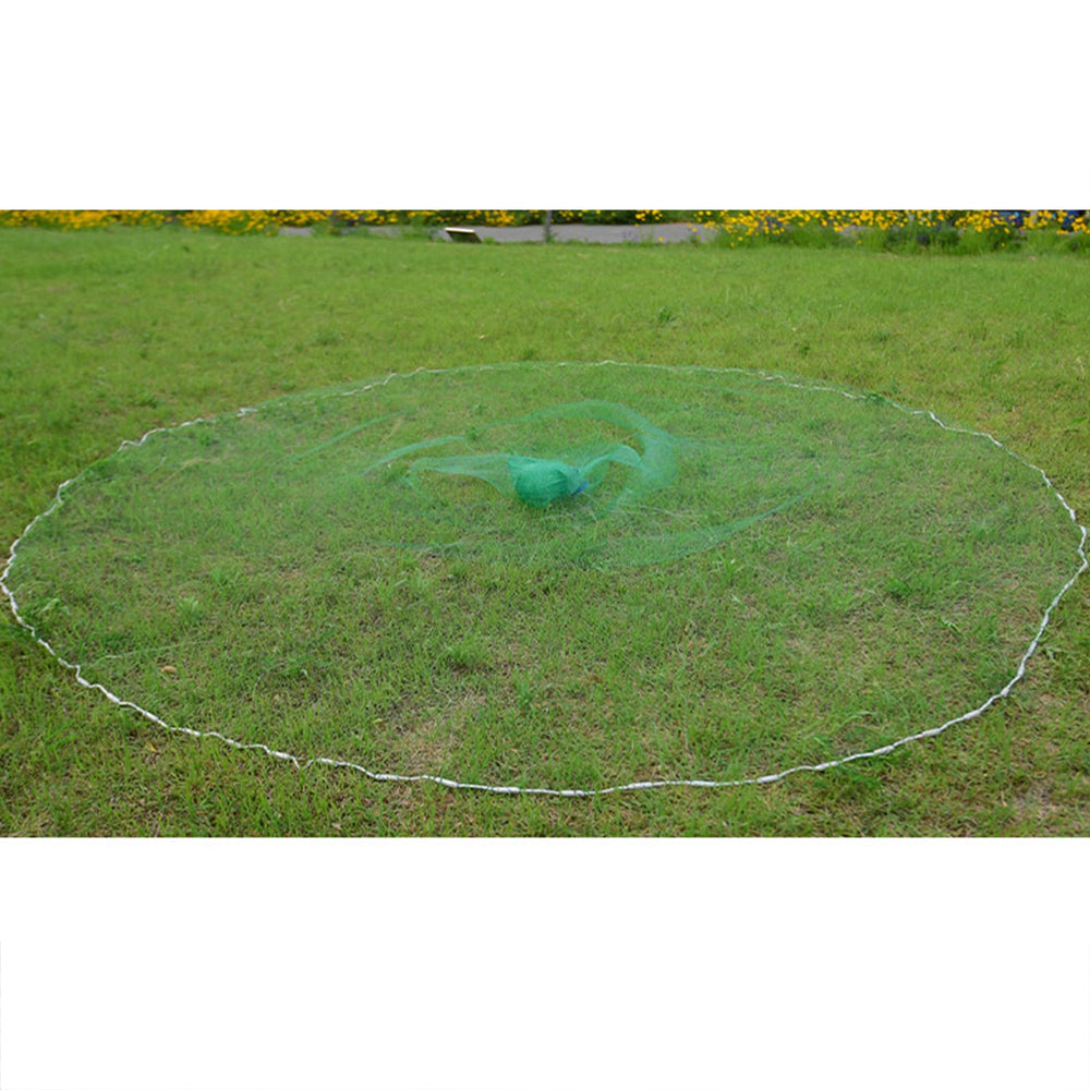 CINGHI LUSSO Easy Throw Cast Net in hand for fast retrieval