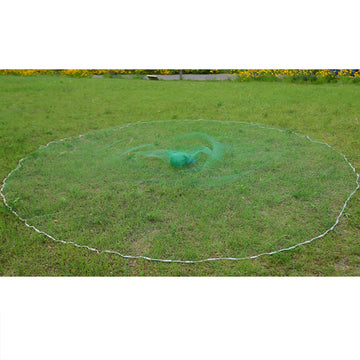 CINGHI LUSSO Easy Throw Net features 3/8 inch mesh for efficient capture