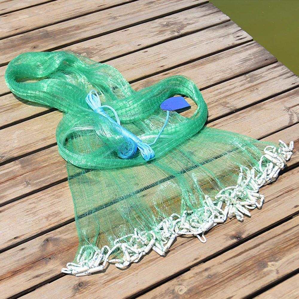 CINGHI LUSSO Easy Throw Net smooth opening during cast for efficient net spread.