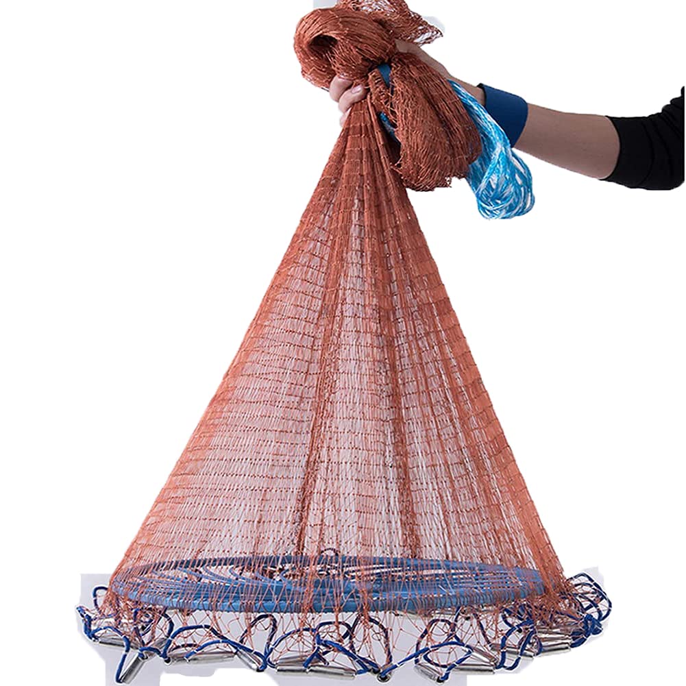 CINGHI LUSSO fishing cast net tire-line 11ft showing durable material and size