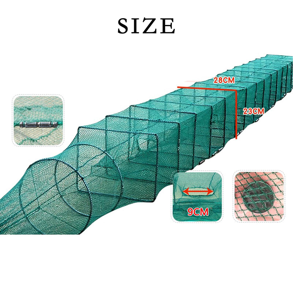 CINGHI LUSSO lightweight portable trap ready for outdoor fishing trips.