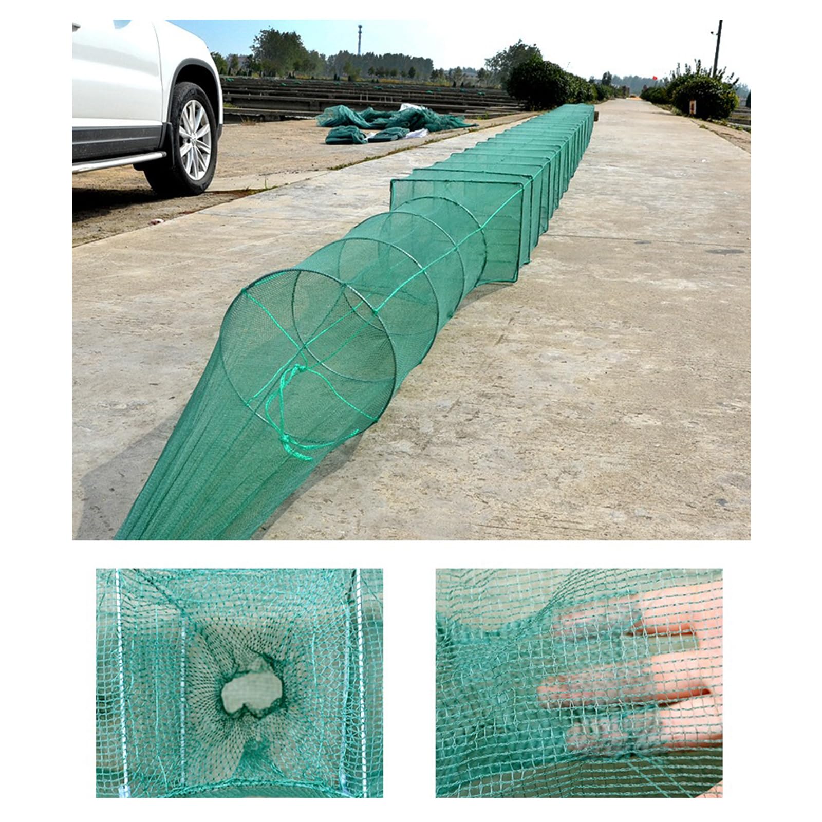 CINGHI LUSSO nylon woven net detail showing durable construction.