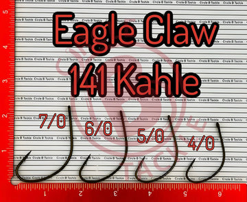 Circle B Tackle Eagle Claw L141 hook used with live shiners for catfish and redfish.