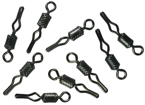 Circle B Tackle swivels with black nickel finish for durable drop shot connections.