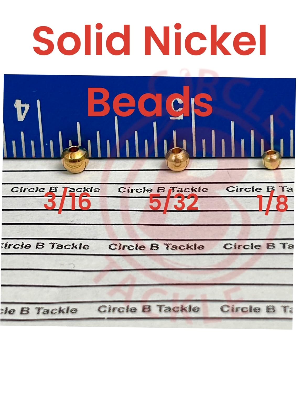 Circle B Tackle brass beads for inline spinner rigs support reliable rigs.
