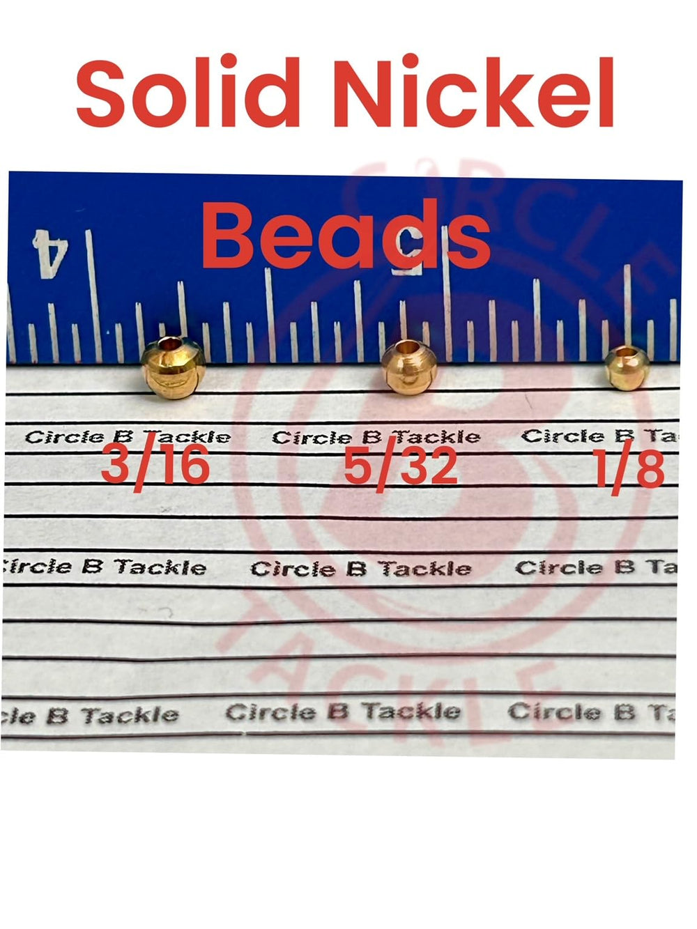 Circle B Tackle brass beads for inline spinner rigs support reliable rigs.