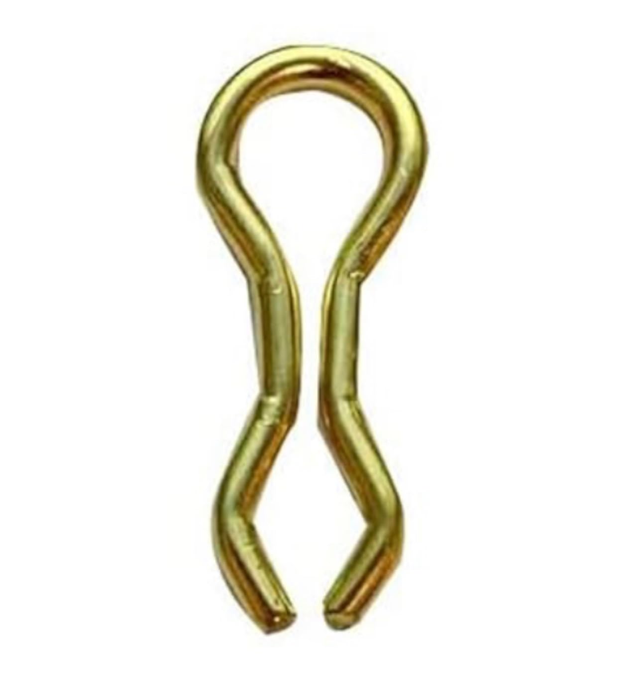 Circle B Tackle brass wire eyes size one shown in sturdy pack for easy installation.