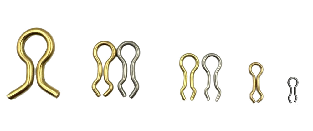 Circle B Tackle brass wire eye size 0 for sinkers, durable and precise