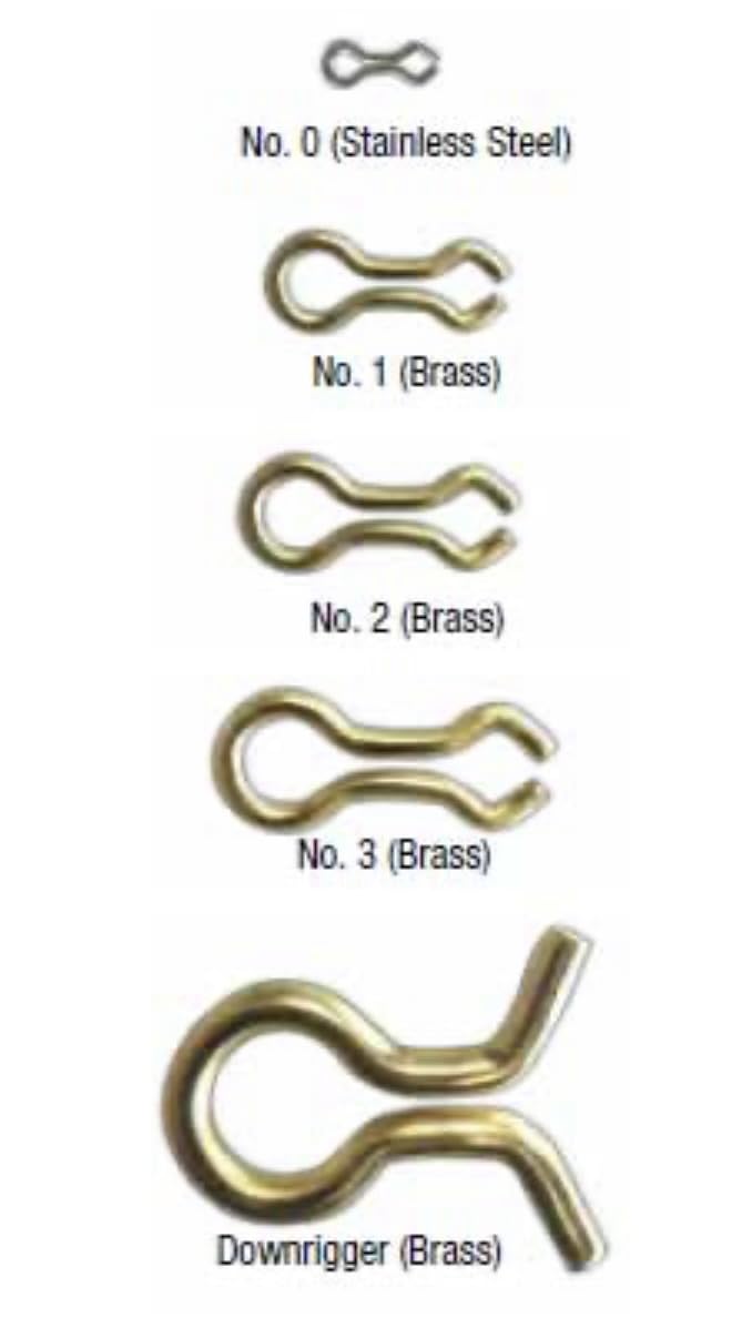 Circle B Tackle brass wire eye size 3 with downrigger option
