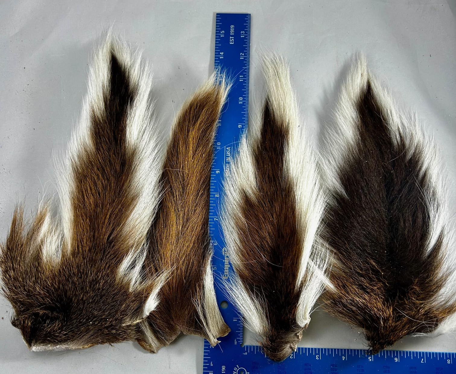 Circle B Tackle bucktails with borax preservation for longer shelf life.