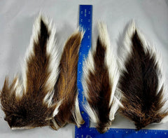 Circle B Tackle bucktails with borax preservation for longer shelf life.