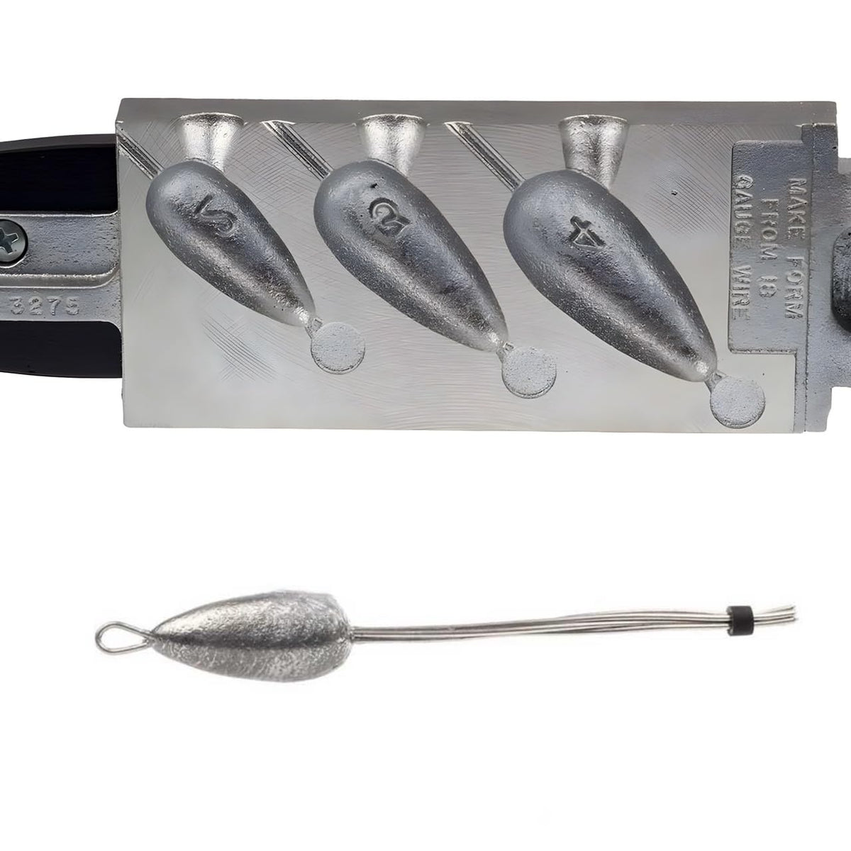 Circle B Tackle Do It Mold Claw Sinker 2 oz grips in swift currents for stable positioning