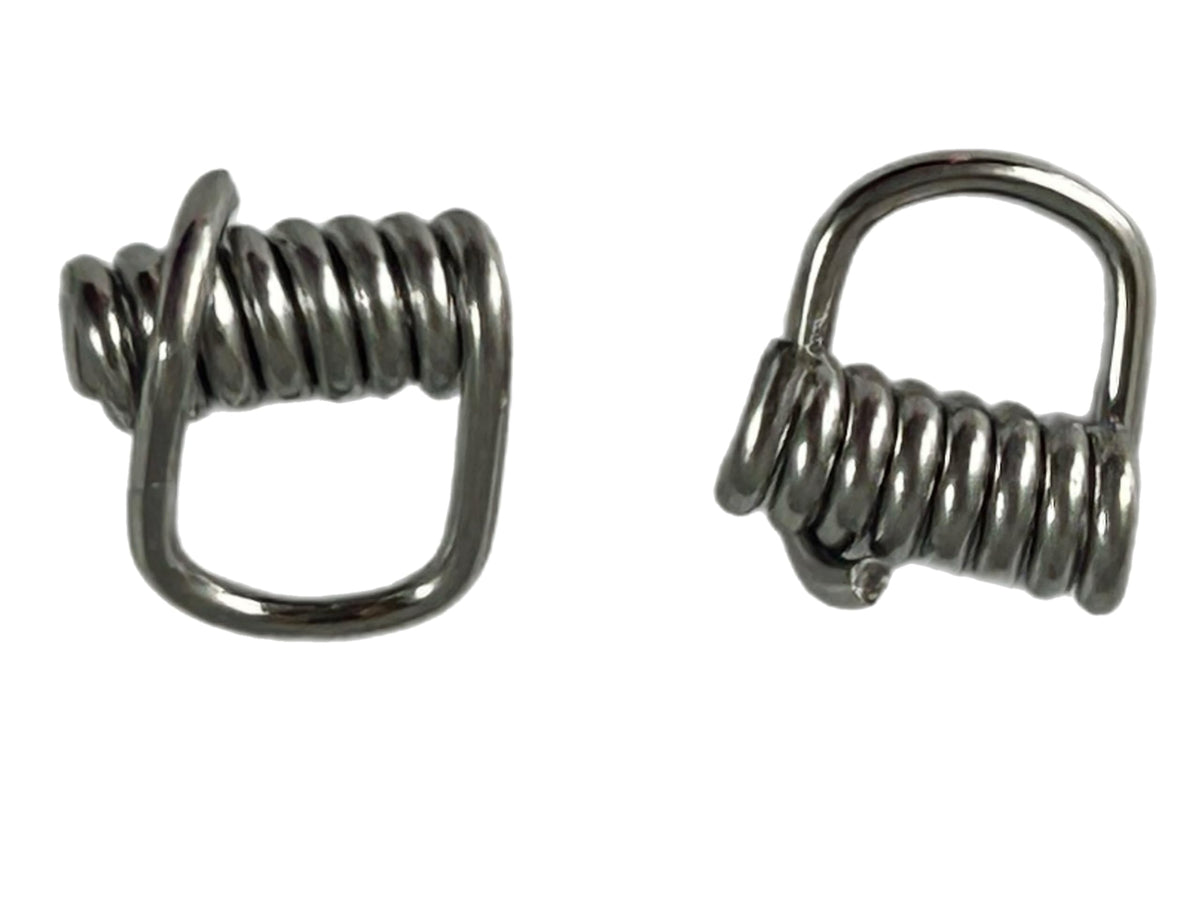 Circle B Tackle Clip N Spin Clevis locks blades securely for quick lure changes.