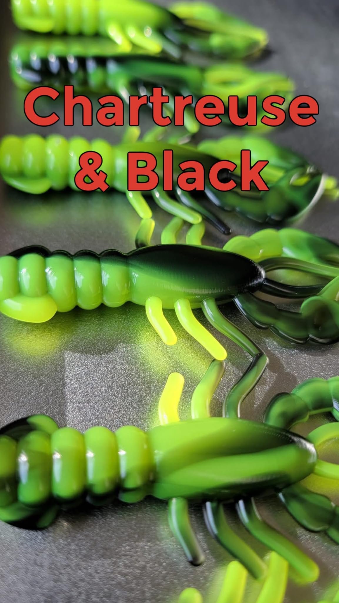 Circle B Tackle colorant droplets closeup showing controlled dispensing.