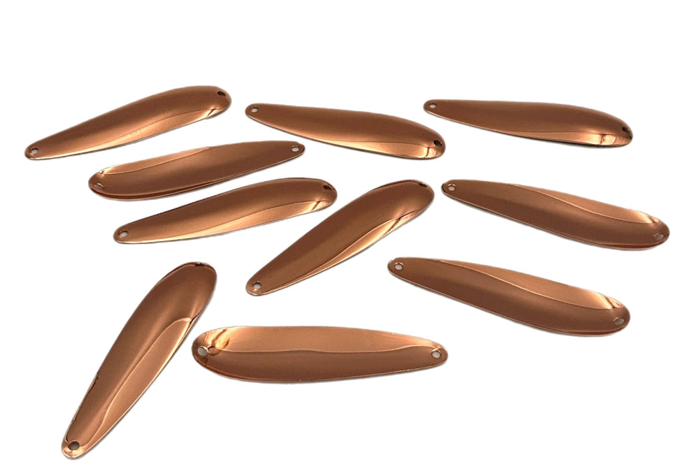 Mirror finish coating boosts visibility in saltwater and freshwater fishing.