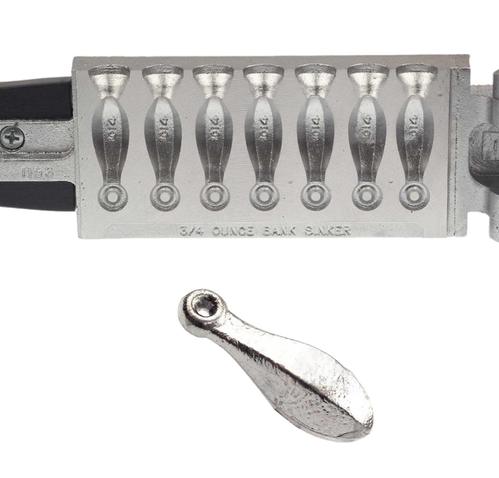 Circle B Tackle Do It Bank Sinker 3/4 oz front view enables quick depth control