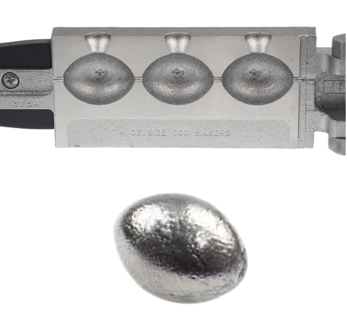 Circle B Tackle Do It Egg Slip Sinker 4 oz enables stealth bait presentation.