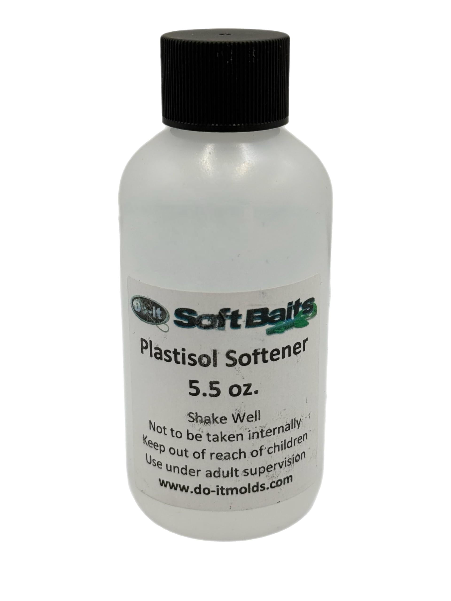 Circle B Tackle Do It Essential Softener bottle; prevents yellowing and adjusts plastic hardness for DIY lures