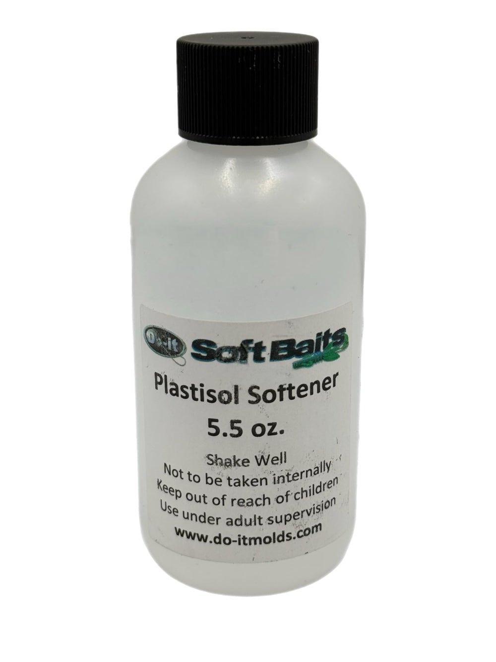 Circle B Tackle Do It Essential Softener bottle; prevents yellowing and adjusts plastic hardness for DIY lures