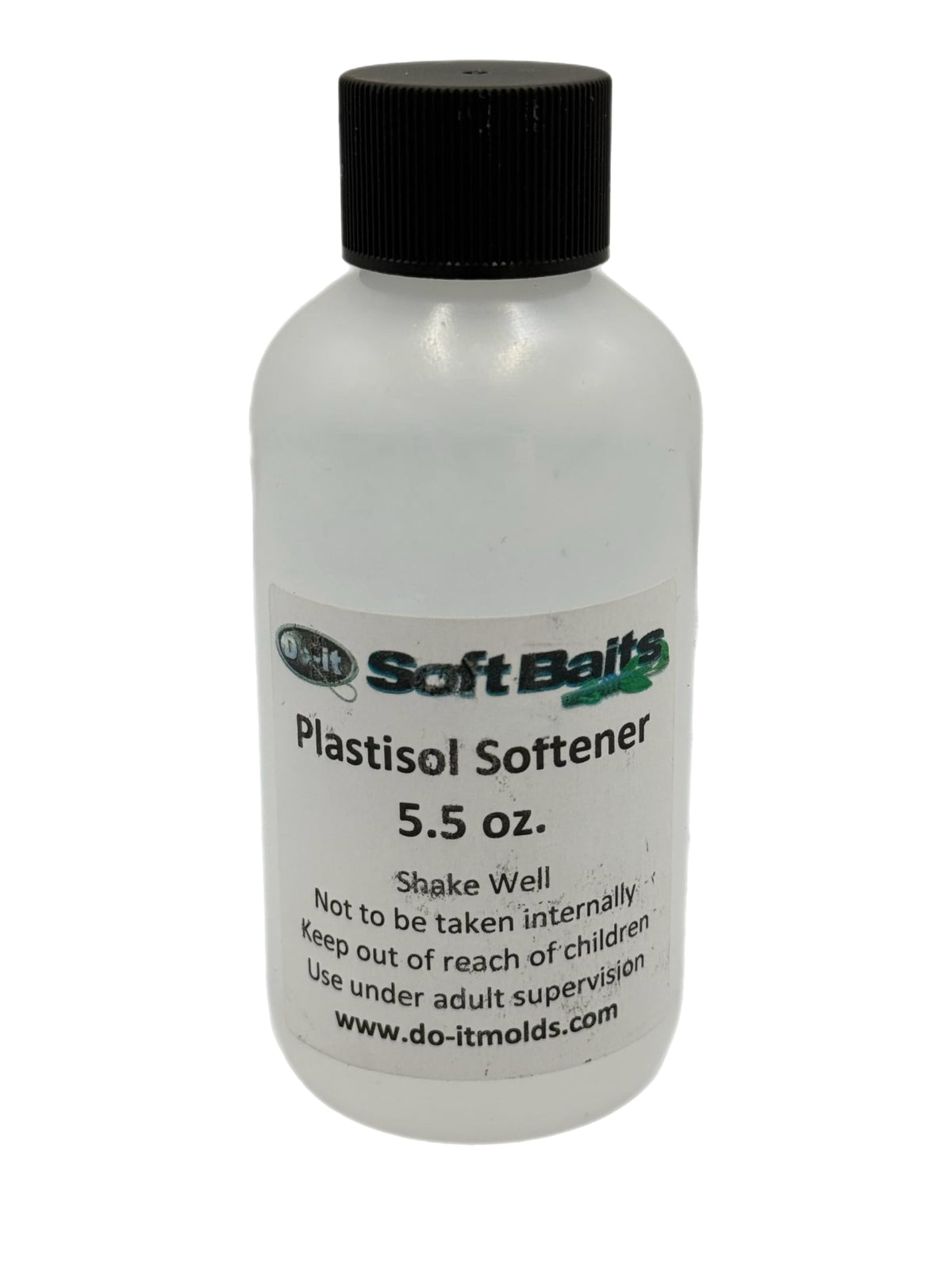 Circle B Tackle Do It Essential Softener bottle; prevents yellowing and adjusts plastic hardness for DIY lures