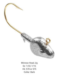 Circle B Tackle Do It Mold Minnow Head Jig 1-16oz for targeted presentations and quick hookups