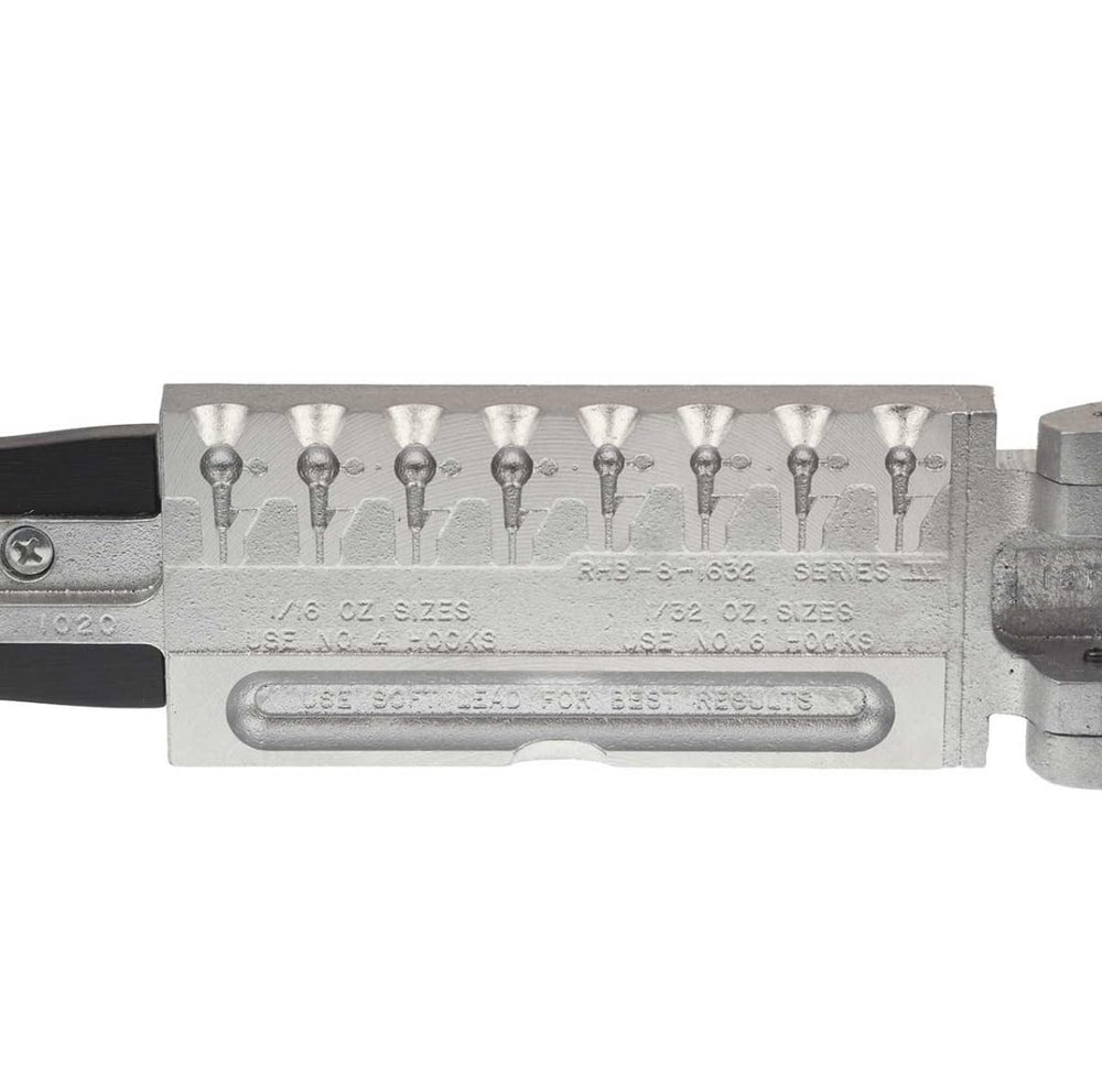 Circle B Tackle Do It Mold 1020 RHB-8-1632 eight-cavity design for consistent jig production.