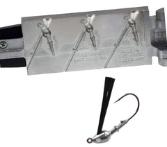 Circle B Tackle Do It Mold 3465 jig head with three cavities for versatile fishing