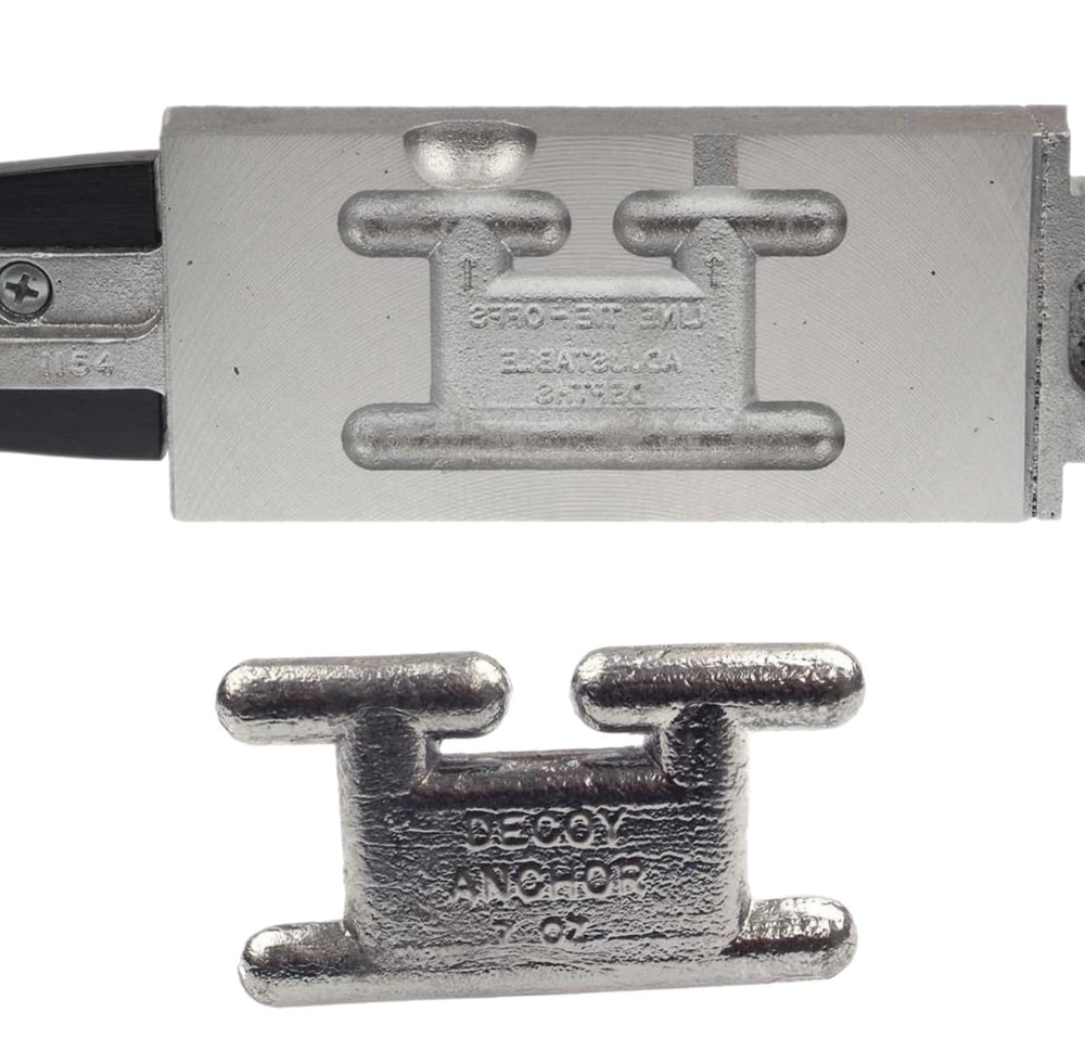 Circle B Tackle Do It Mold anchor wrap demonstrates quick depth setup in water.