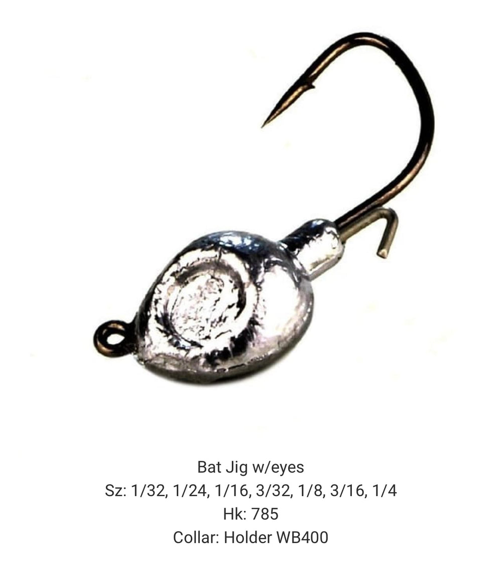 Circle B Tackle Do It Mold Bat Jig head design reduces snagging in dense cover
