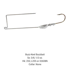 Circle B Tackle Do It Mold Buzz-Keel Buzzbait shows keel tracking for precise retrieves.